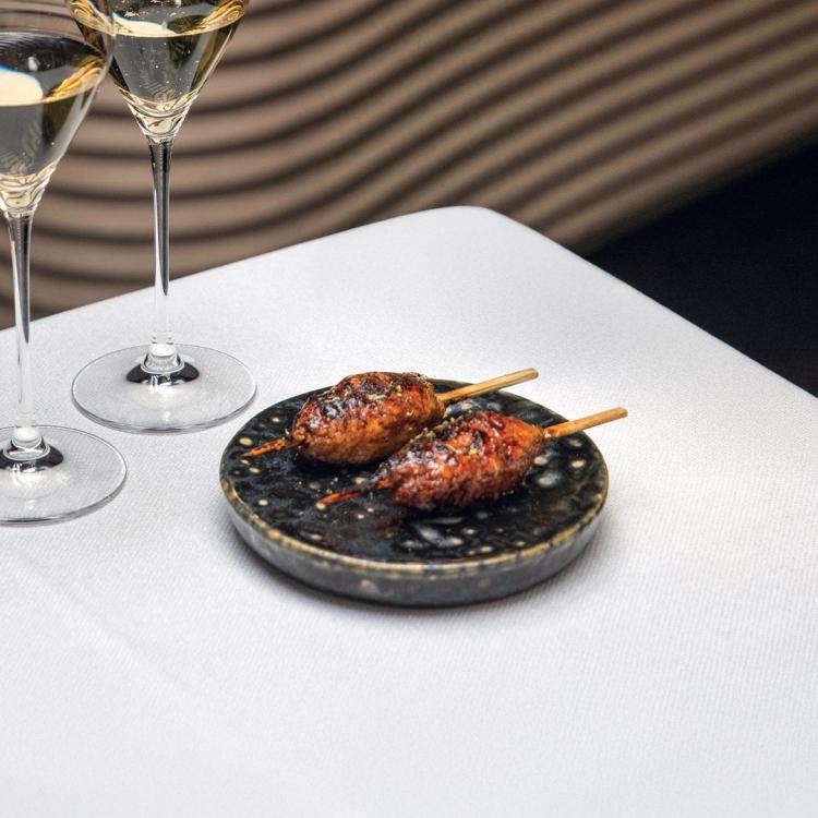 Food pairing by Krug Ambassade Chef Dani Garcia