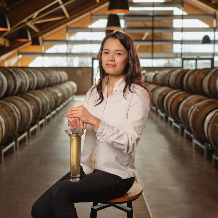 Portrait of Krug's Tasting Committee member Isabelle Bui