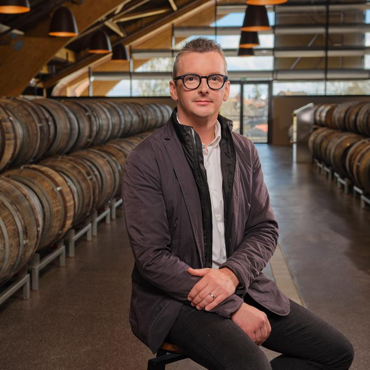 Portrait of Krug's Tasting Committee member Jérôme Jacoillot