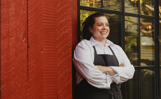Krug Ambassade Chef Cassidee Dabney