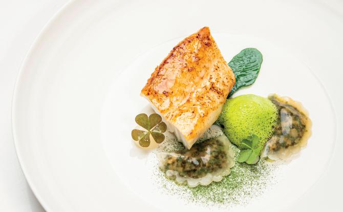 Saint Pierre, Green & Black Cardamom, Cedrate, Dashi with Lovage